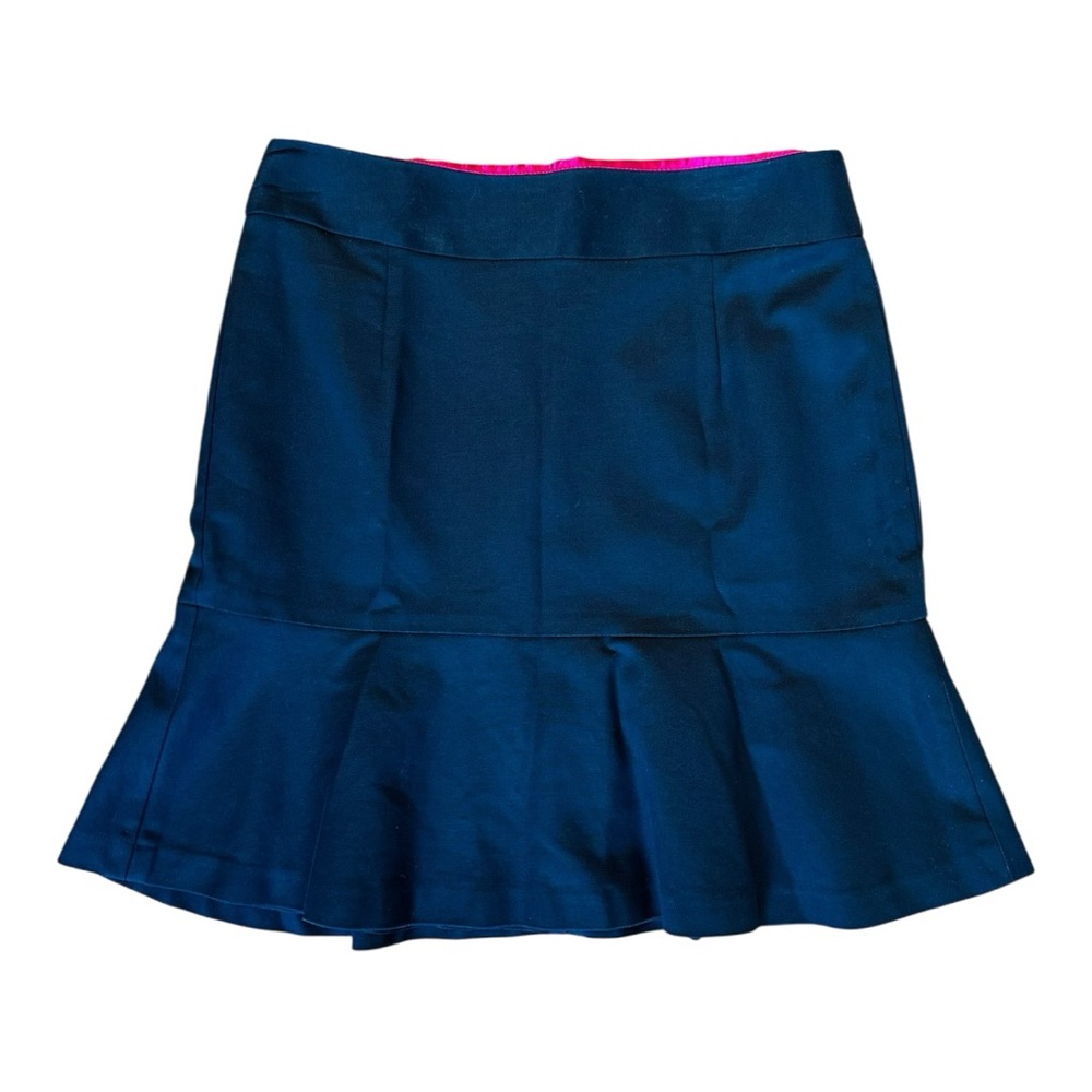 Banana Republic Navy Blue Mini Skirt with Pink lining